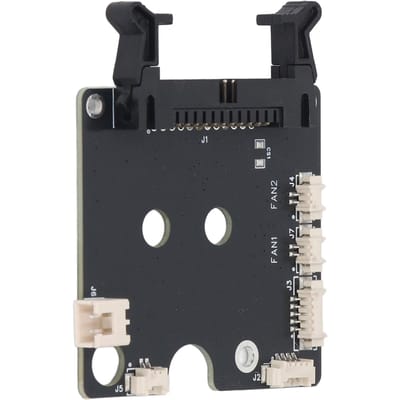 3D Printer Hotend Adapterbord met Verwarmingsstaaf en Temperatuursensordraad voor Ender 3 S1 S1 Pro black