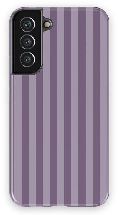 DripCase Gestreept Hoesje Samsung Galaxy S22 Plus | Backcover met Mag | Stripes Motief | Trendy Case Samsung Galaxy S22 Plus met Strepen Lavender Beam