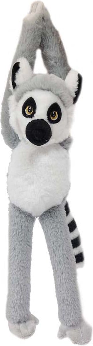 Pia Soft Toys - Pluche knuffeldier - Hangaap katta/ringstaartmaki ECO 38 cm