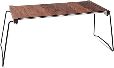 Kampeerklaptafel - Outdoor tafel - Buiten koken - Massief houten blad - 82 x 42 cm - Natuurlijk hout