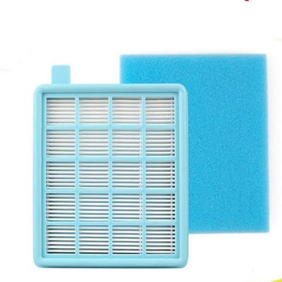 1 luchtuitlaatfilter + 1 filterkatoen - Kompatibel for Philips FC8470 FC8471 FC8472 FC8473 FC8474 FC8476 FC8477 Staubsauger HEPA-Filter Ersatz