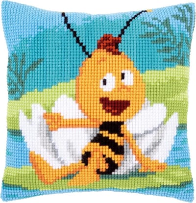 Kruissteekkussen kit MDB Willy op lelieblad - Vervaco - PN-0161578