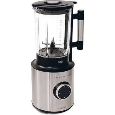 Cecotec 03984 blender Blender voor op aanrecht 1800 W Zwart, Roestvrijstaal, Transparant