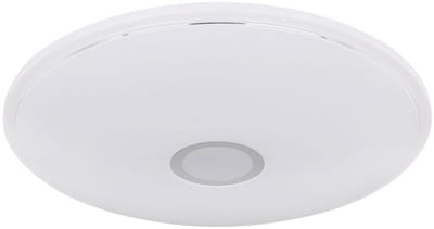 Plafondlamp Woonkamerlamp, app en spraakbesturing CCT timer RGB kleurwisselaar, LED 30W 2400Lm warm wit-koud wit, DxH 50x6,5cm