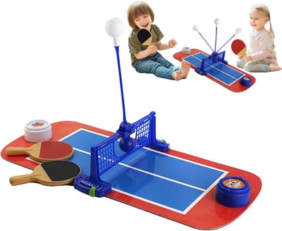 Tafeltennis Set - Oefen Rackets - Coördinatie Verbeteren - Draagbaar en Compact - 35 x 265 cm - Uniek
