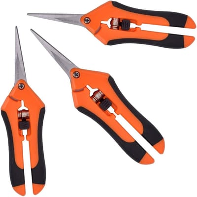 Snoeischaar -3-pack- -Roestvrijstalen messen -Handmatige snoeischaar -Bloemen snoeischaar -Tuinschaar