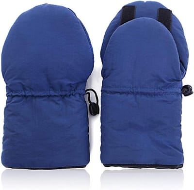 Kinderwagen Handwarmers - Moffen Wanten - Buiten Bescherming - Waterdicht Winddicht - 29 x 17 cm - Blauw
