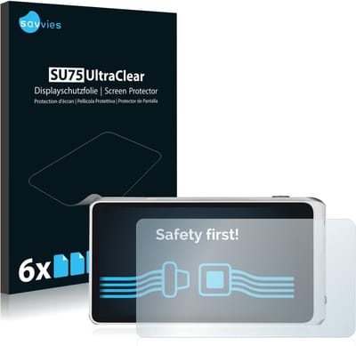 Savvies - Screenprotector voor Samsung Galaxy Camera 2 EK-GC200 - Folie Beschermfolie transparant 6 Stuks