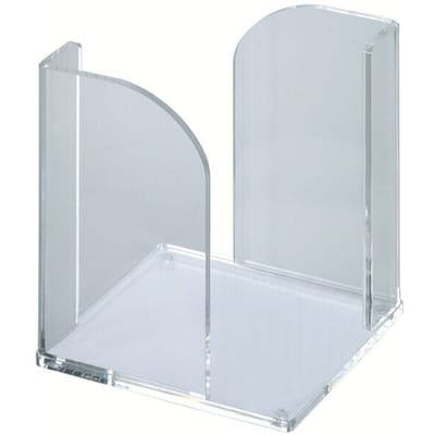 MAUL Memobox 9 x 9 cm acryl 10.2 x 10.2 x 10.7 cm transparant
