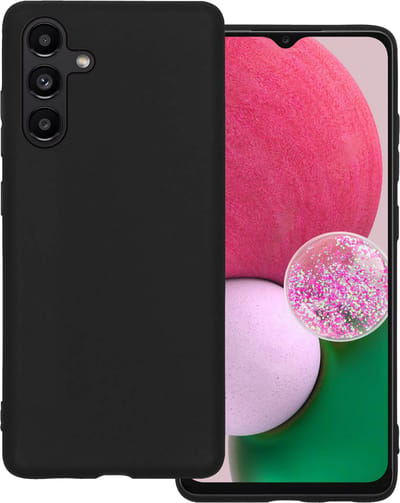 Hoesje Geschikt voor Samsung Galaxy A13 5G - Sterk & Shockproof - Hoes Cover - Siliconen Case - Zwart