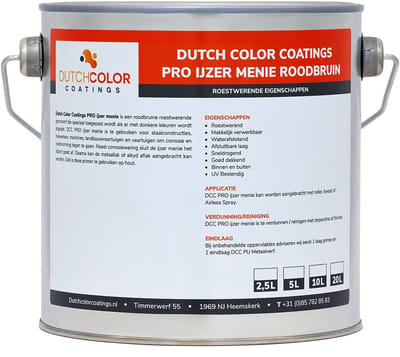 DCC PRO IJzermenie Roodbruin - 10L - RAL 8012 | Roodbruin