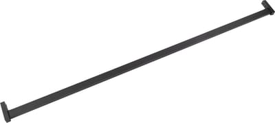Eleganca Kledingstang - 120 cm - Kledingroede - Garderobestang - Aluminium - Antraciet