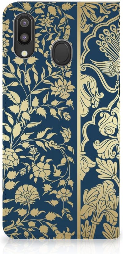 Samsung Galaxy M20 Smart Cover Beige Flowers