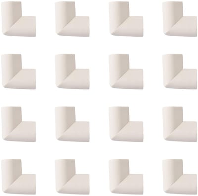 Dailygoody - Hoekbeschermers - Veiligheid voor kinderen - U-vormige superzachte hoekkussenbeschermers - Beige - Glazen tafelhoekbeschermer - Beschermi...