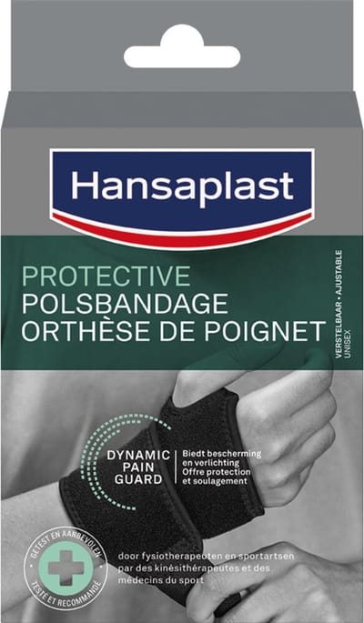 Hansaplast Sport Verstelbare Neopreen Polsbandage - 6 x - Voordeelverpakking