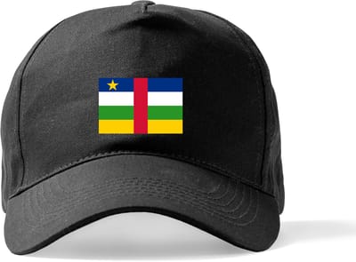 Zwarte Pet Beechfield met Wereldvlaggen, land Cuba klittenbandsluiting