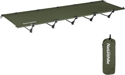 Compact Ultralight Opklapbed | Draagbaar Campingbed voor Buiten