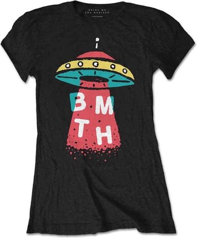 Bring Me The Horizon - Alien Dames T-shirt - S - Zwart