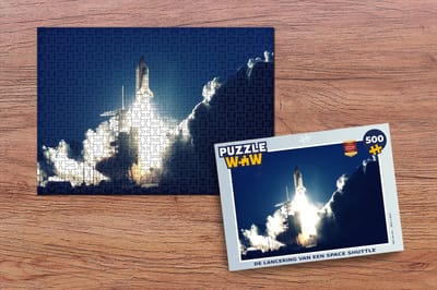 Puzzel De lancering van een space shuttle - Legpuzzel - Puzzel 500 stukjes
