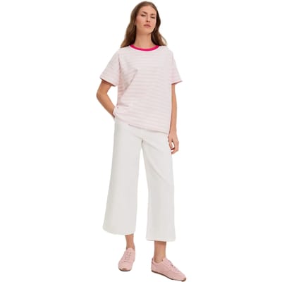 Dames-T-shirt oversized Moodo L-BL-4911