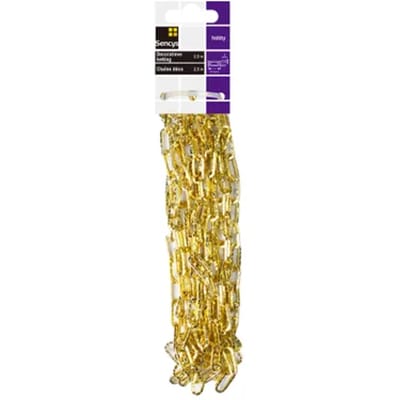 Sencys Decoratieve Ketting - Staal - Messinglook - 2mm - 2,5m