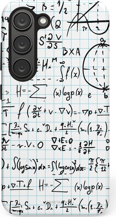 Casetastic Hoesje Geschikt voor Samsung S23 - Stijlvolle Beschermende Duo-layer Case - Formule Impressie