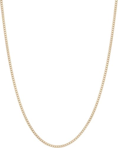 Lucardi Dames Ketting gourmet - Echt Zilver - Ketting - Cadeau - 45 cm - Rosékleurig