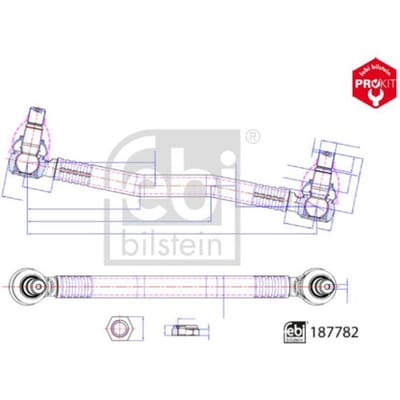 Spoorstang FEBI BILSTEIN 187782