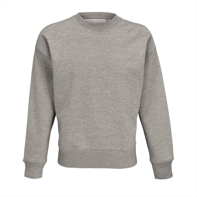 SOL'S Unisex Round-Neck Sweatshirt Authentic L04043 - Grey Melange - 3XL