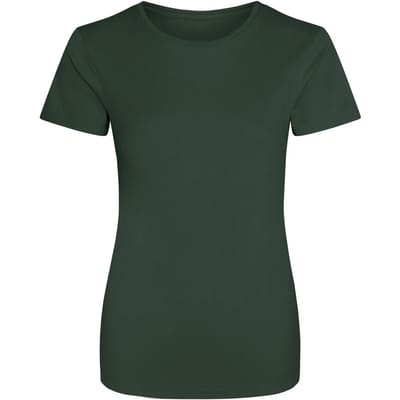 Dames sportshirt met korte mouwen 'Cool T' Bottle Green - L