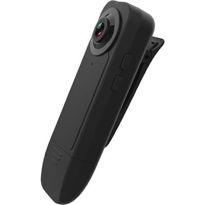 Caméra enregistreur portable HD 1080P, Vision nocturne, détection de mouvement, Mini caméra pour l'enregistrement de conférence noir