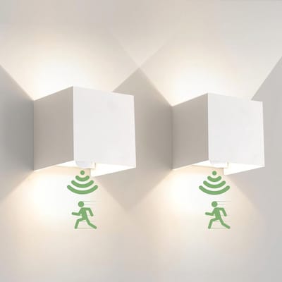 LED Wandlamp Binnen met Bewegingssensor en Verstelbare Stralingshoek 4000K