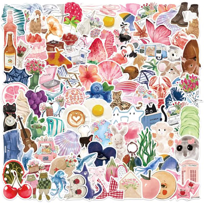Stickers voor kinderen, stickers voor kinderen, voor fiets, knutselen, kaarten, notitieboeken, A03