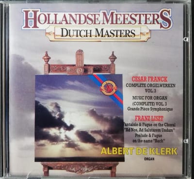 Albert De Klerk - Hollandse Meesters César Franck (CD)