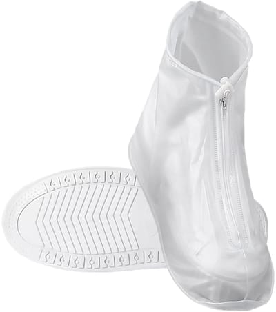 Dailygoods- Schoenhoezen Waterdicht - Herbruikbare Schoenhoezen - Antislip Zolen - 1 Paar - Geschikt voor Maat 43-44 - Duurzaam PVC - Overschoenen