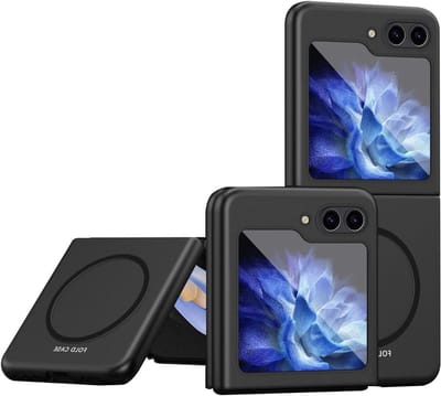 Case voor Samsung Galaxy Z Flip 5 - Magsafe Compatibel, Schokbestendig en Ultra Dun - Bescherming voor Smartphone in Zwart