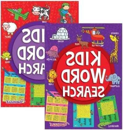 Kinderen Woordzoekpuzzel Boek - Woord Zoeken Puzzels - Educatief Spel - Meer Dan 30 Puzzels - 27 x 20cm - Meerkleurig