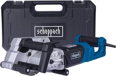 Scheppach Muurfrees MNF2250 - Sleuvenfrees - 2250W - Ø125 mm - Incl. 4 diamantschijven, stofzuigadapter en koffer