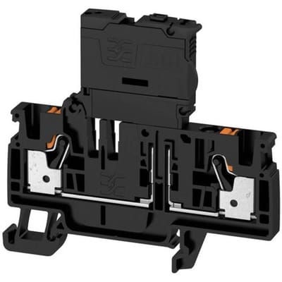 Weidmüller 2429870000 Zekering-serieklem 6.10 mm Spanveer Zwart 50 stuk(s)