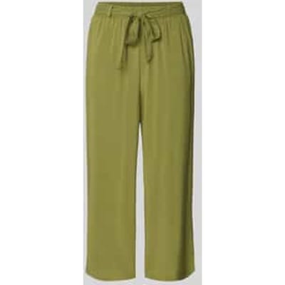 Culotte van viscose met strikceintuur