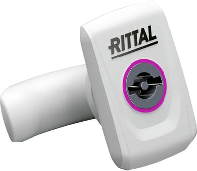 Rittal 2420010 SZ-voorschrijfsluiting voor AX, kunststof, met dubbele bartinzet Closure 1 stuk(s)