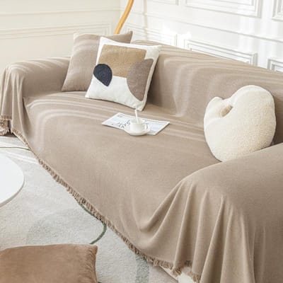 Waterdichte Krasbestendige Teddy Pluche Bankhanddoek 2024 Nieuw Antislip Vier Seizoenen Universele Bankhoes Hoes Kussenhoes Doek 180*130cm