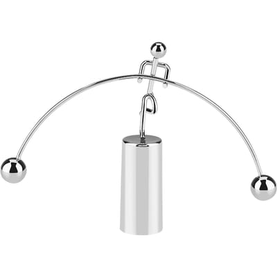 Mini Newton's wieg Balansbal Fysica Klassiek Wetenschap Leuk Kantoor Bureau Speelgoed white