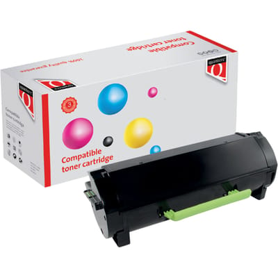 Tonercartridge Quantore alternatief tbv Lexmark 60F2X00 zwart