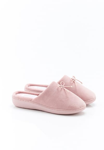 Damart - Muiltjes omsluitend fluweel - Dames - Roze - 36