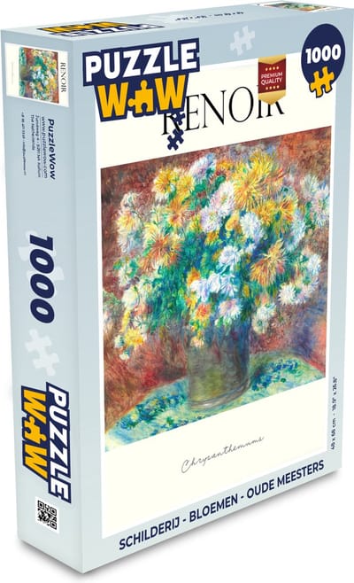 Puzzel Schilderij - Bloemen - Oude meesters - Legpuzzel - Puzzel 1000 stukjes volwassenen