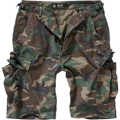 Brandit Shorts - BDU Ripstop Short - S tot 7XL - voor Mannen - woodland