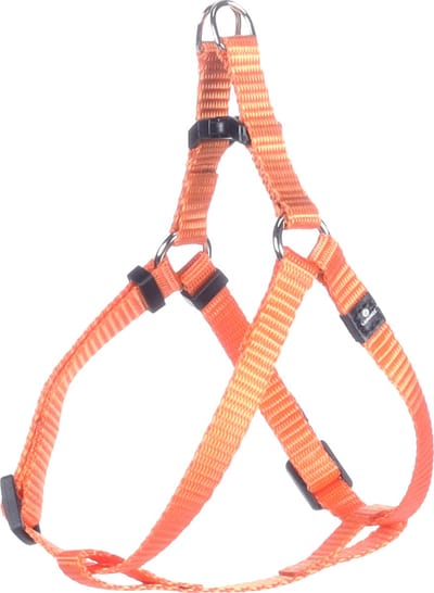 Flamingo Ziggi Step&go - Harnas Honden - Harnas Step&go Ziggi Oranje Xs 20-35cm 10mm - 1st - 125091 - 1st
