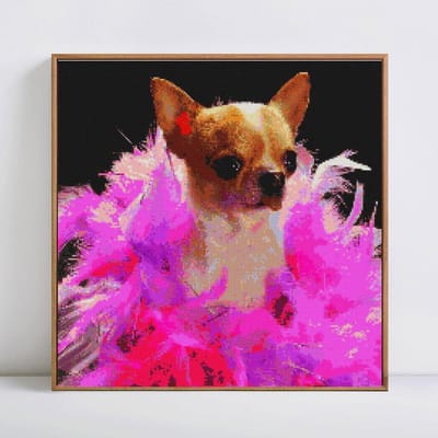 5D bricolage diamant broderie Animal chien plein rond diamant peinture vente strass photo diamant 30x30