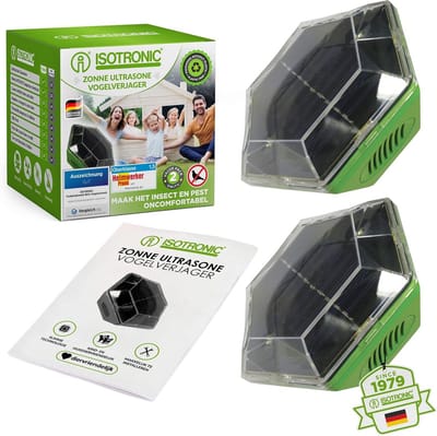 Venverjager - Vogelverjager - Duivenpinnen - Kattenverjager op Zonneenergie - Tuin